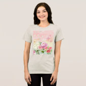 The flowers Tri-Blend shirt (Vorderseite voll)