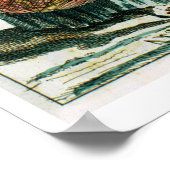 The Flying Coquette, c.1784 (color graving) Poster (Ecke)