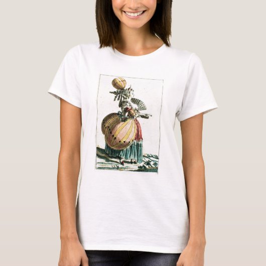 The Flying Coquette, c.1784 (color graving) T-Shirt (Vorderseite)