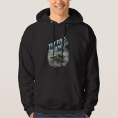 The Fog Swallows All in Mysterious Foggy Scary Woo Hoodie (Vorderseite)