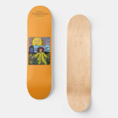 "The Fool" Tarot Card Skateboard Deck (Vorderseite)