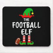The Football Elf Matching Family Christmas Mousepad (Vorne)