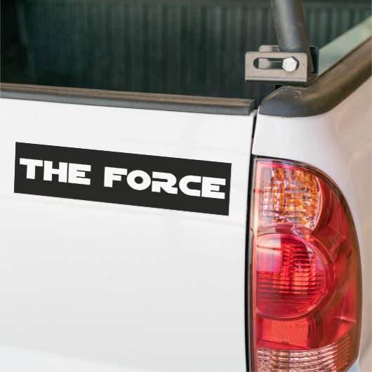 The Force™-Aufkleber für Stoßstangen Autoaufkleber (Auf Lkw)