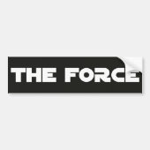 The Force™ Bumper Sticker Autoaufkleber (Vorne)