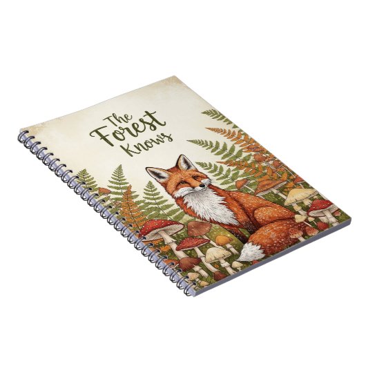 "The Forest Knows" - Autumnal-Notebook für den Coz Notizblock (Rechte Seite)