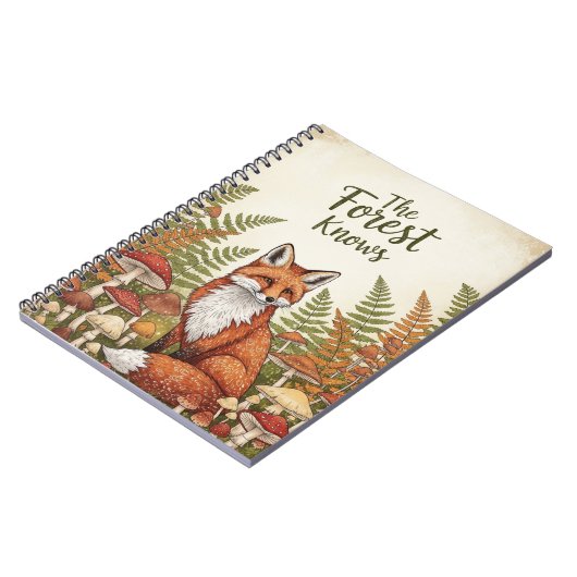 "The Forest Knows" - Autumnal-Notebook für den Coz Notizblock (Linke Seite)