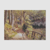 The Forest Path by Peder Mork Monsted Seidenpapier (Vorderseite)