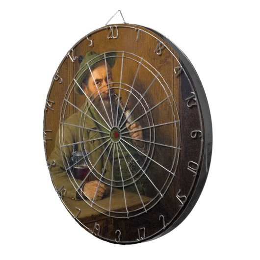 The Forest Ranger (von Eduard von Grützner) Dartscheibe (Vorderseite rechts)