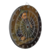 The Forest Ranger (von Eduard von Grützner) Dartscheibe (Vorderseite Links)