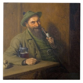 The Forest Ranger (von Eduard von Grützner) Fliese