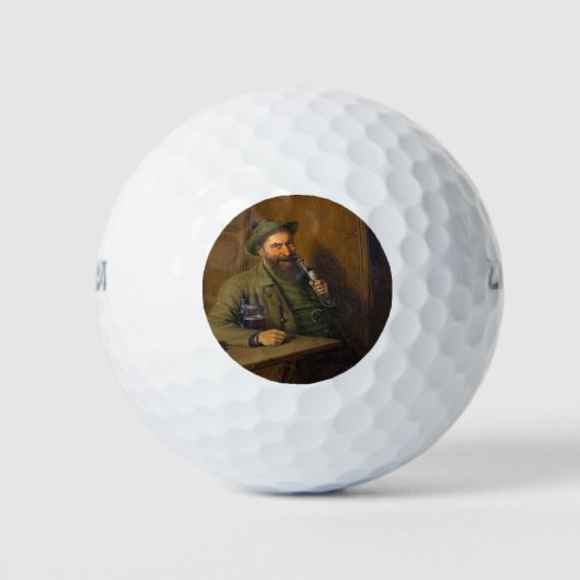 The Forest Ranger (von Eduard von Grützner) Golfball (Vorderseite)