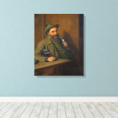 The Forest Ranger (von Eduard von Grützner) Leinwanddruck (Insitu (Holzboden))