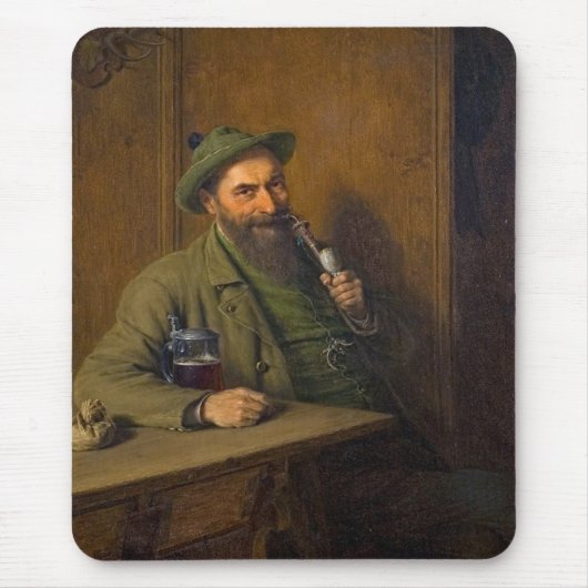 The Forest Ranger (von Eduard von Grützner) Mousepad (Vorne)