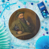 The Forest Ranger (von Eduard von Grützner) Pappteller (Party)