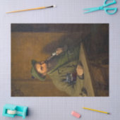 The Forest Ranger (von Eduard von Grützner) Seidenpapier (Basteln)