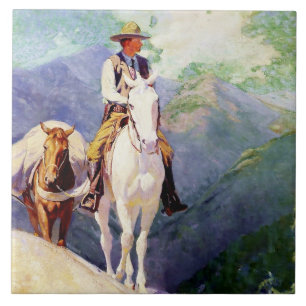 "The Forest Ranger" von W. Herbert Dunton Fliese