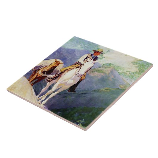 "The Forest Ranger" von W. Herbert Dunton Fliese (Seite)