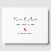 The Forever Chapter – Elegant Personalized Gästebuch (Vorderseite)