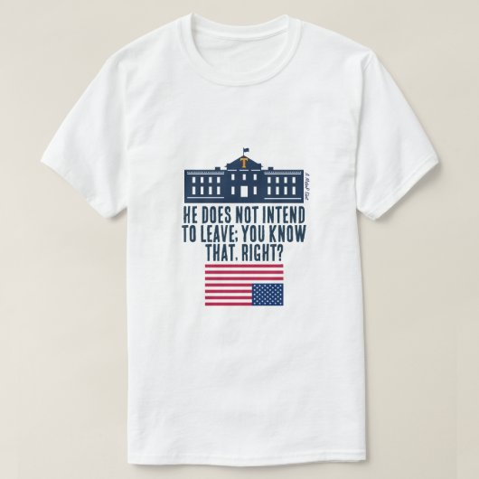 The Forever President? - A MisterP Shirt (Design vorne)