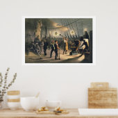 The Forge on Deck of the Great Eastern Poster (Küche)