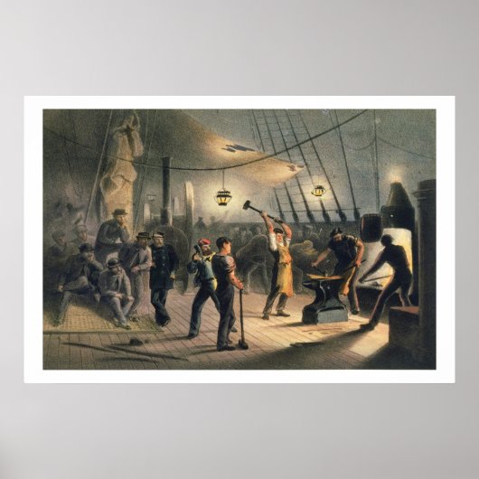 The Forge on Deck of the Great Eastern Poster (Vorne)