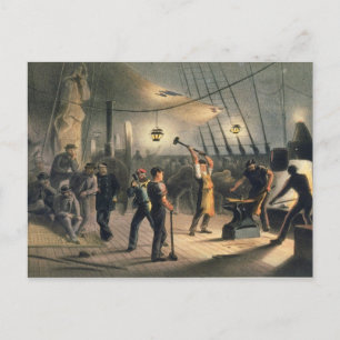 The Forge on Deck of the Great Eastern Postkarte