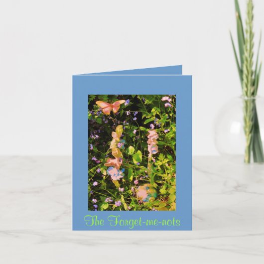The Forget-me-nots Karte (Vorderseite)