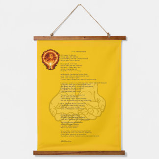 The Forgiven Wandteppich Mit Holzrahmen