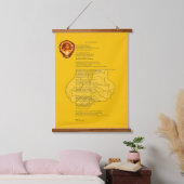 The Forgiven Wandteppich Mit Holzrahmen (Schlafzimmer)