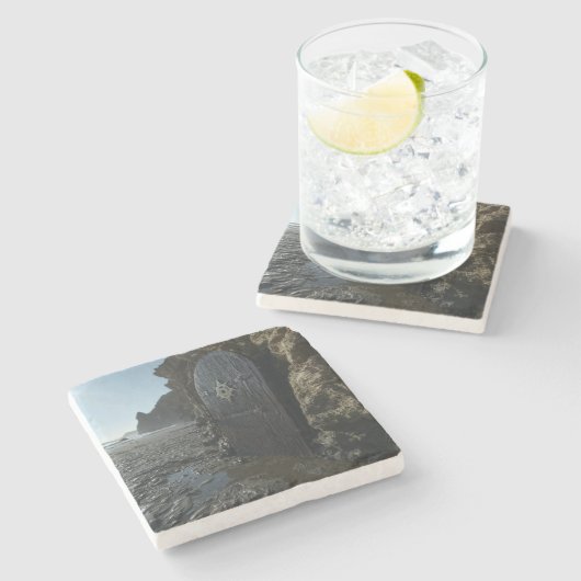 The Forgotten Door in the Sands Steinuntersetzer (Seitenansicht)