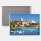 The Forks Kanada Magnet (Vorderseite/Rückseite)
