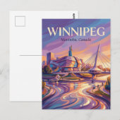 The Forks Kanada Postkarte (Vorne/Hinten)