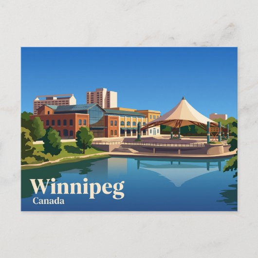 The Forks Kanada Postkarte (Vorderseite)