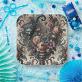 The Formal Fiends – Gothic Floral Design Pappteller (Party)