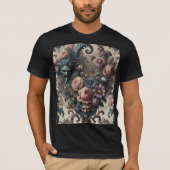 The Formal Fiends – Gothic Floral Design T-Shirt (Vorderseite)