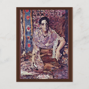 The Fortune Teller by Wrubel Michail Alexandrowits Postkarte