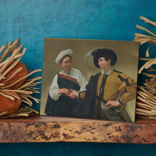 The Fortune Teller (La Buona Ventura), c.1594 Fotoplatte (Seite)