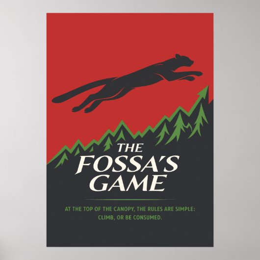 The Fossa’s Game Wildlife Strategy Poster (Vorne)