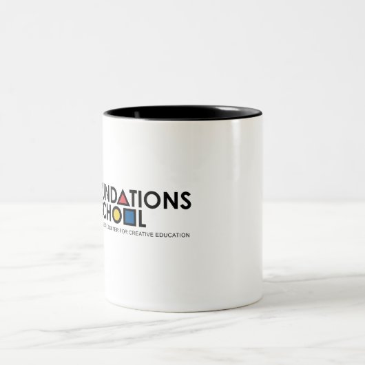 The Foundations School at CCE Mug Zweifarbige Tasse (Mittel)