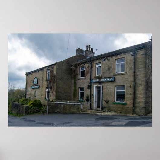 The Fountain Head Inn, Halifax Poster (Vorne)