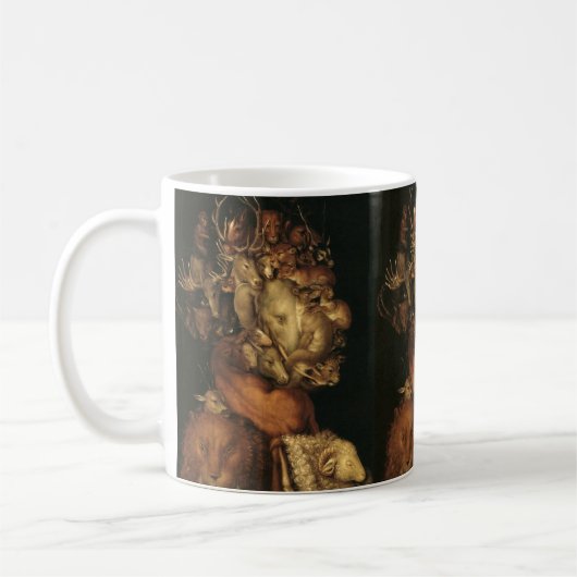 The Four Elements: Earth - Giuseppe Arcimboldo Kaffeetasse (Links)