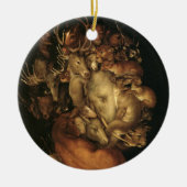 The Four Elements: Earth - Giuseppe Arcimboldo Keramik Ornament (Vorne)