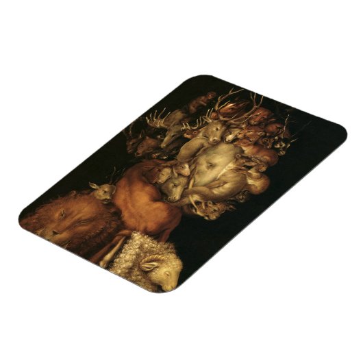 The Four Elements: Earth - Giuseppe Arcimboldo Magnet (Linke Seite)