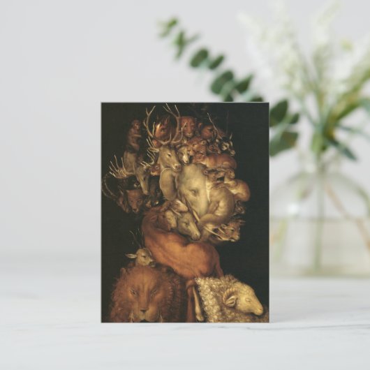 The Four Elements: Earth - Giuseppe Arcimboldo Postkarte (Stehend Vorderseite)