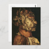 The Four Elements: Earth - Giuseppe Arcimboldo Postkarte (Vorne/Hinten)