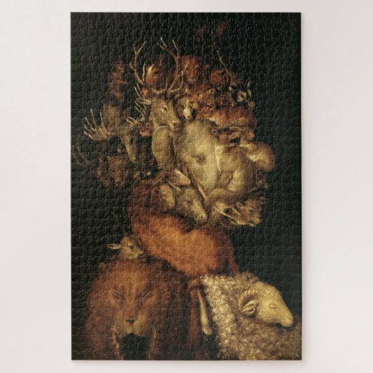 The Four Elements: Earth - Giuseppe Arcimboldo Puzzle (Vertikal)