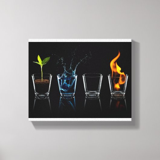 The Four Elements Leinwanddruck (Vorderseite)