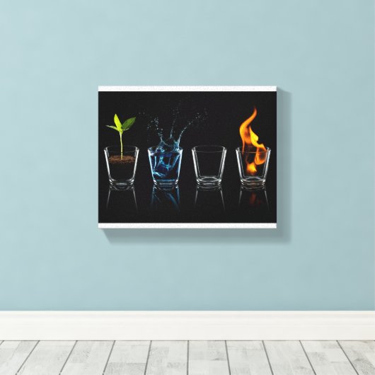 The Four Elements Leinwanddruck (Insitu (Holzboden))