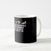 The Four Horsemen of the Modern Apocalypse Funny Kaffeetasse (VorderseiteRechts)