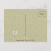 The Four Seasons (Serie 1897) von Alphonse Mucha Postkarte (Rückseite)